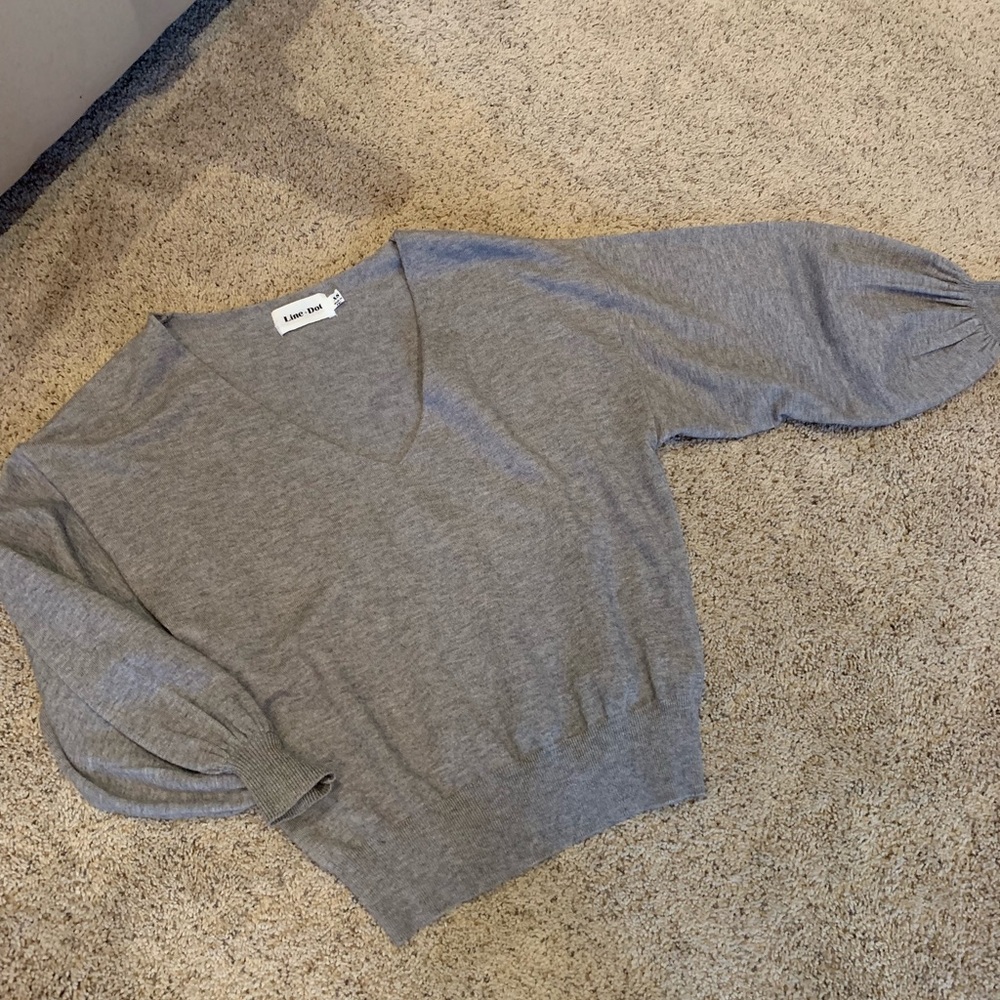 Line and Dot wool sweater